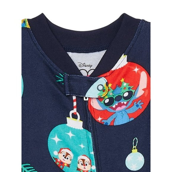 NWT Disney’s 100th Anniversary Infant One-Piece Matching Family Pajamas Size 18M - Picture 2 of 3
